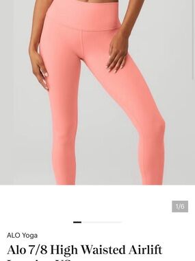 Alo 7/8 High Waisted Airlift Legging XS